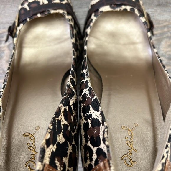 Qupid Women’s Platform Stiletto Heels in Leopard Print/ Patent Leather Size 9 - Picture 7 of 14